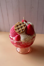Erdbeer Eisbecher