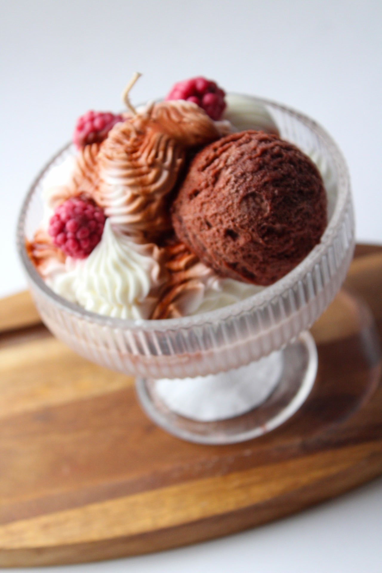 Eisbecher Schoko Himbeere