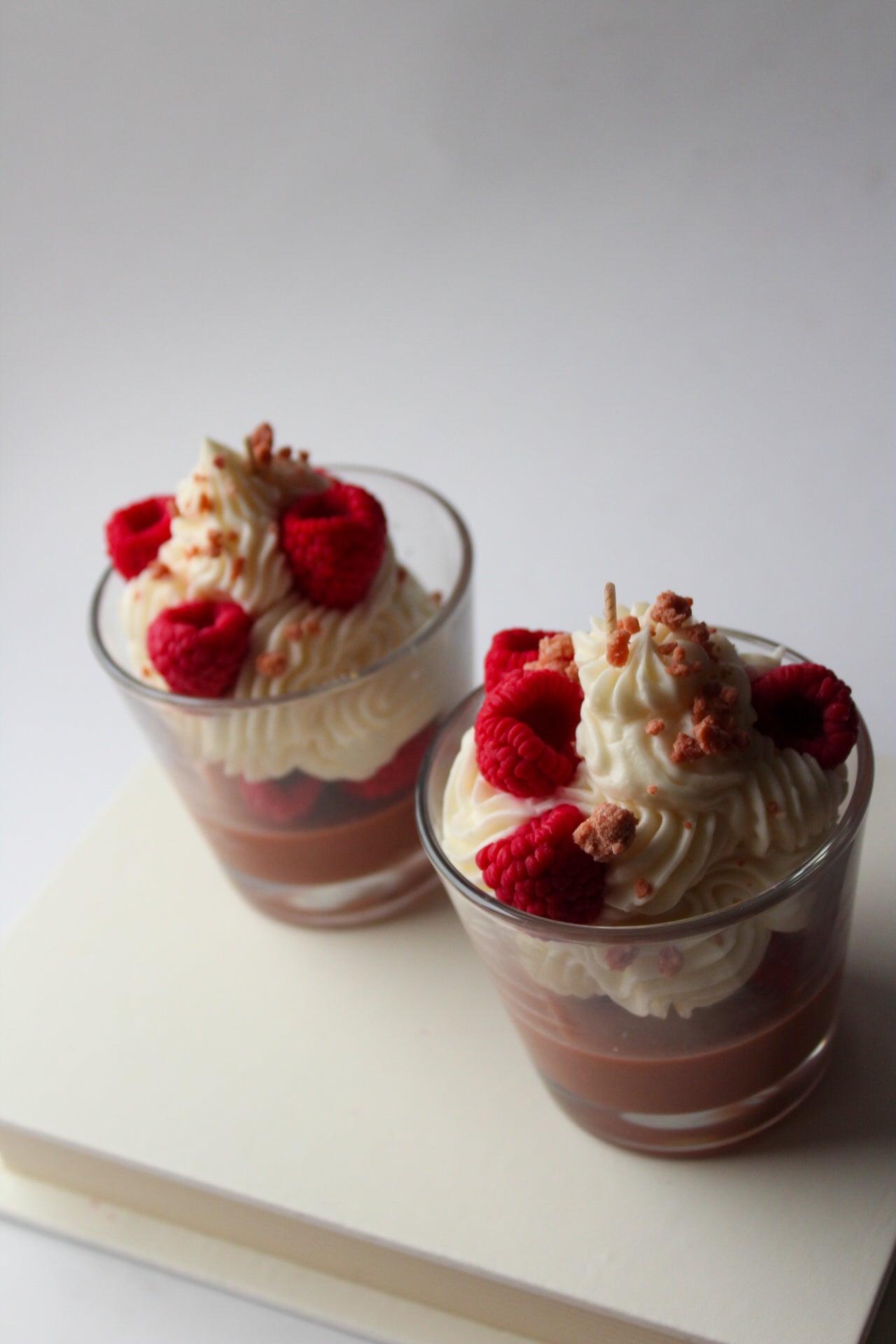 Himbeer Schoko Traum Kerze