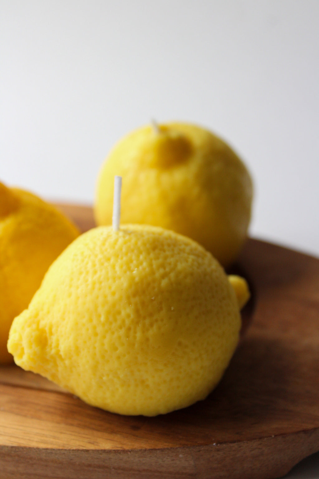 Zitronenkerze