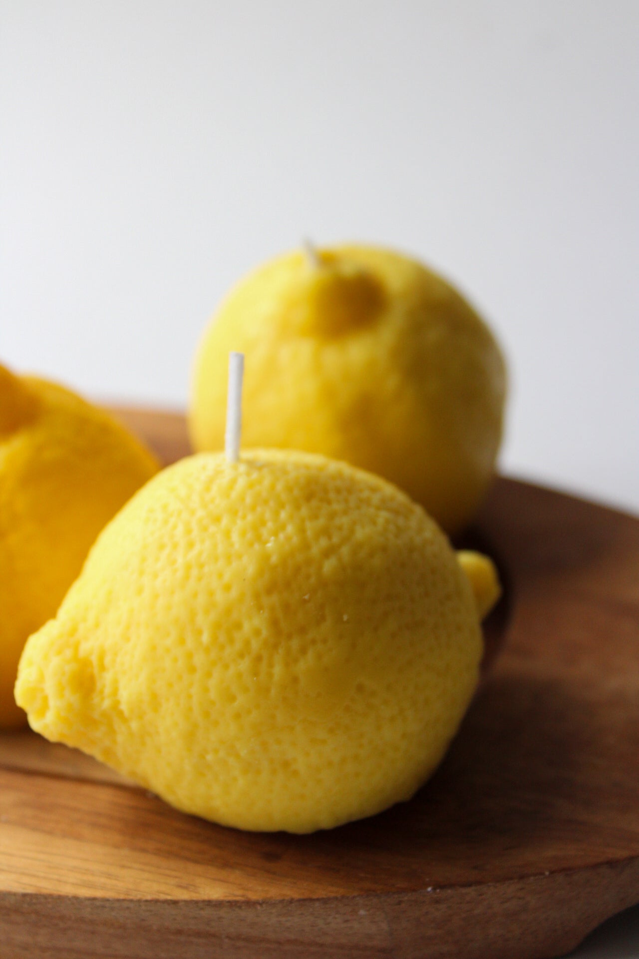 Zitronenkerze