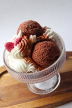 Eisbecher Schoko Erdbeere