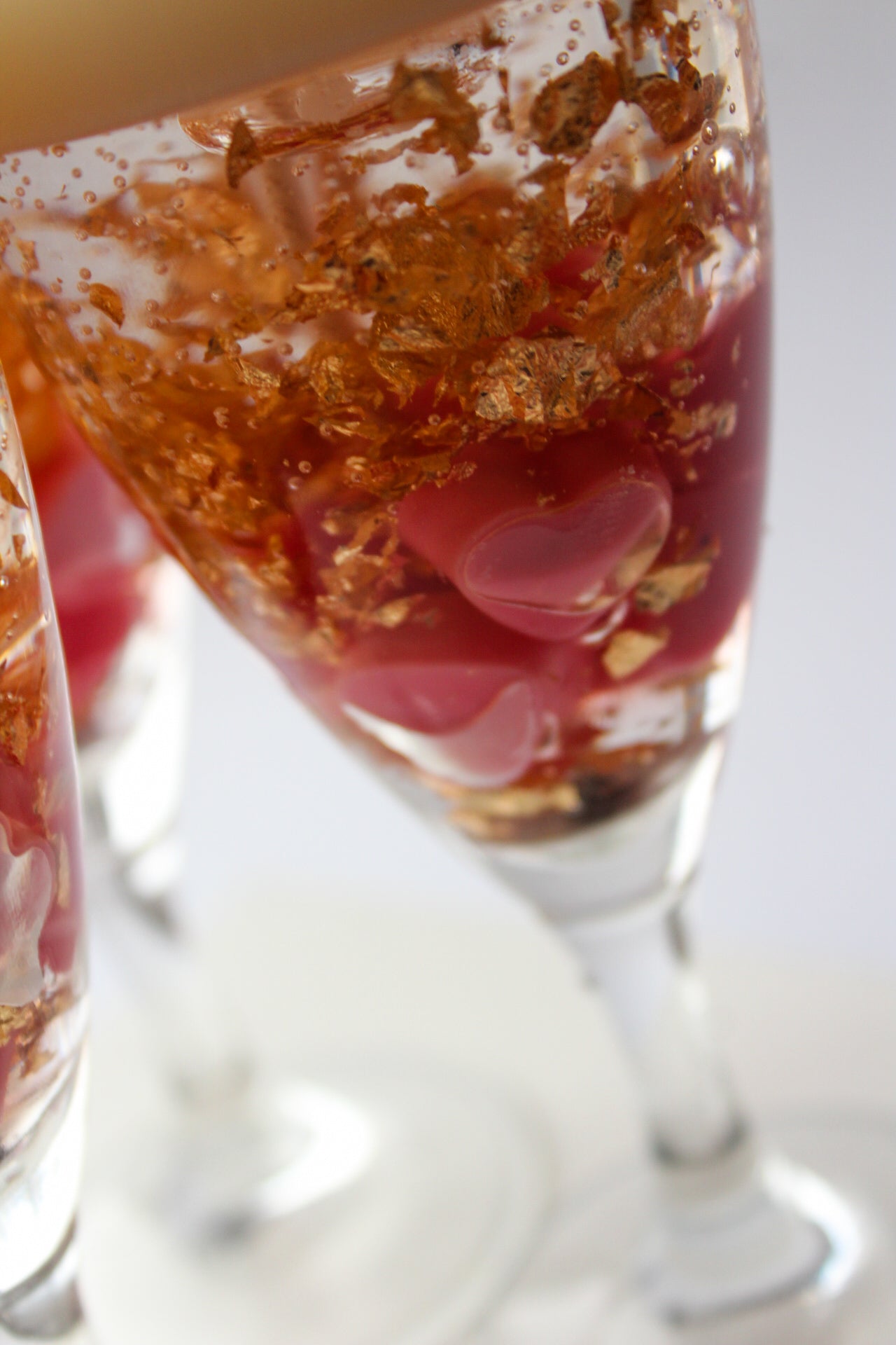 Funkelnde Liebe Kerze