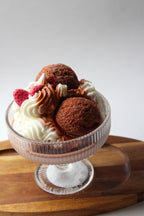 Eisbecher Schoko Erdbeere