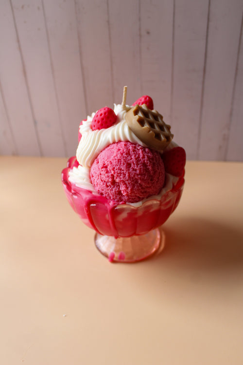 Erdbeer Eisbecher