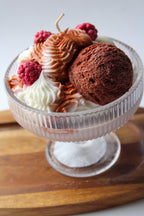 Eisbecher Schoko Himbeere