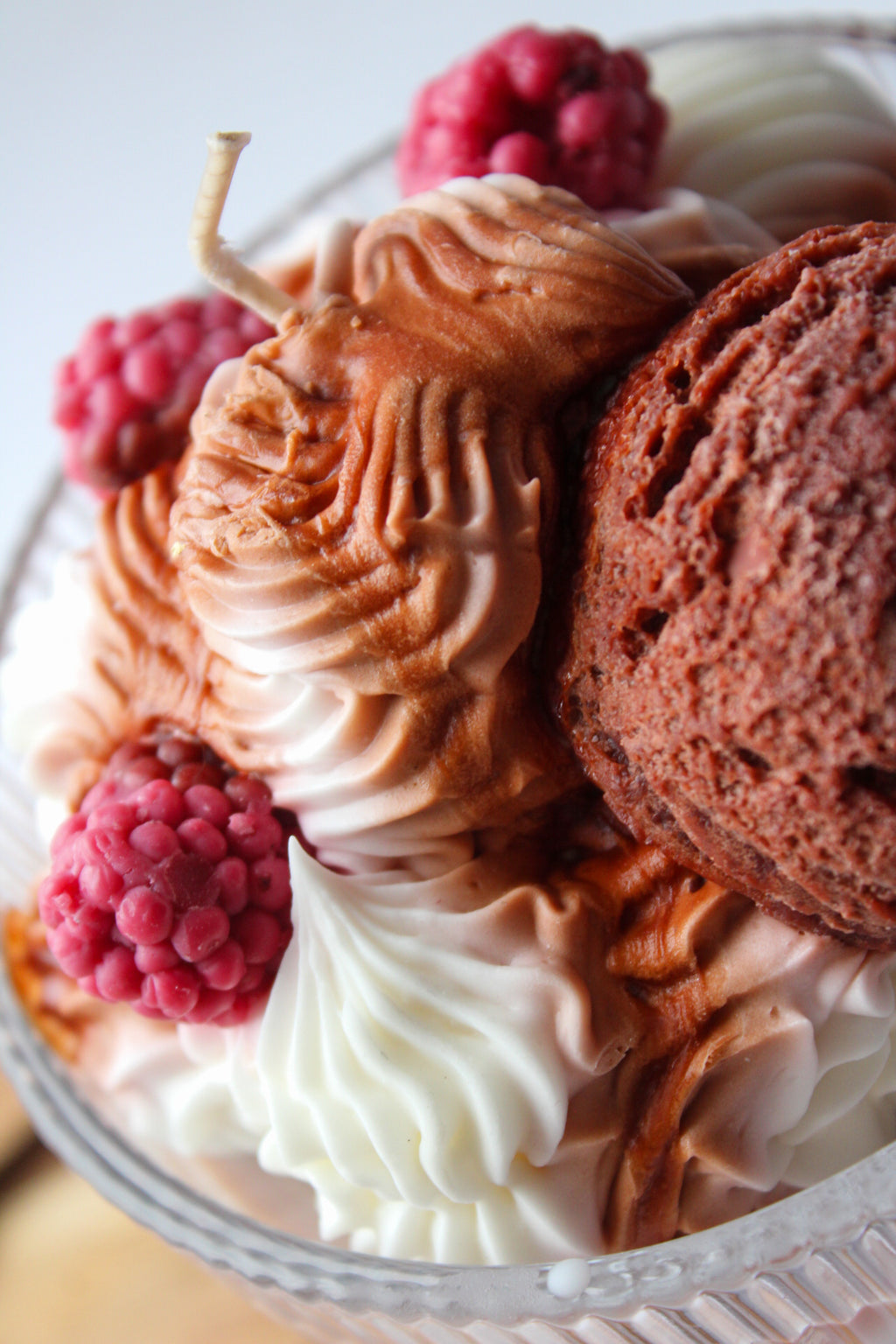 Eisbecher Schoko Himbeere